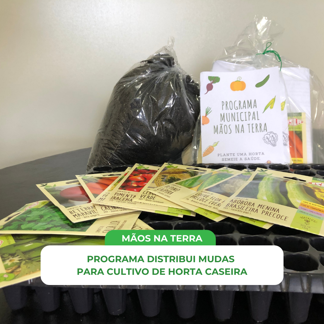 MÃOS NA TERRA