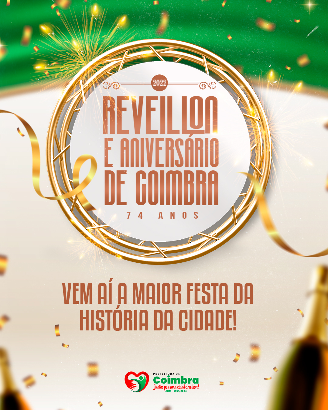 RÉVEILLON E ANIVERSÁRIO DA CIDADE
