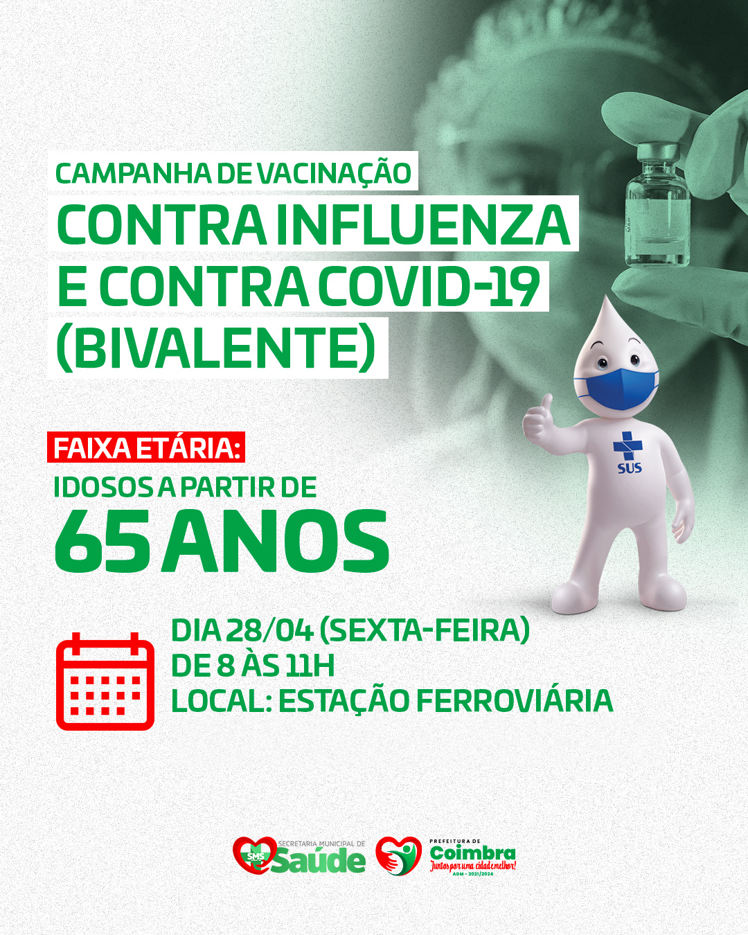 VACINAÇÃO COVID-19 E INFLUENZA