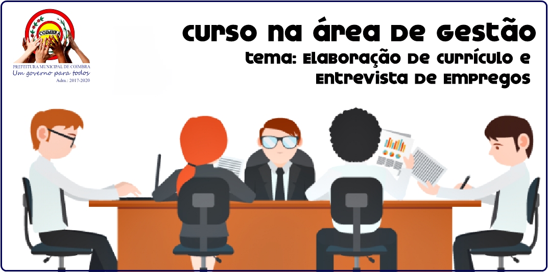 Curso na área de Gestão: Elaboração de Currículo e Entrevista de Empregos