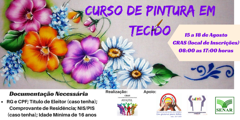 Curso de Pintura em Tecido