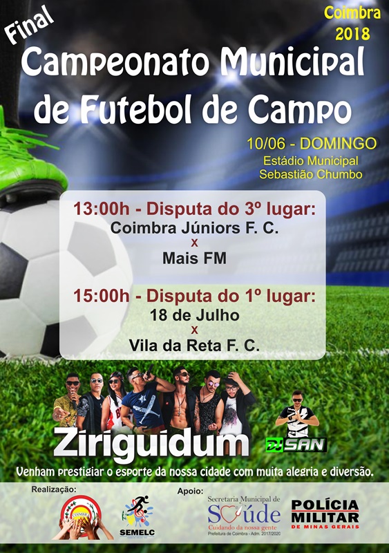 Final do Campeonato Municipal de Futebol de Campo - 2018