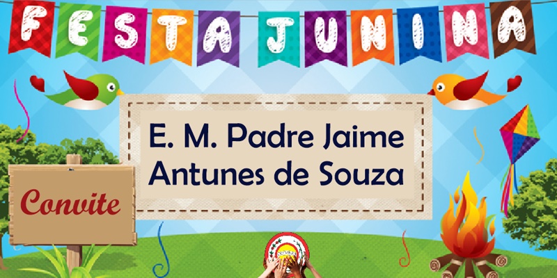 Convite festa junina - site