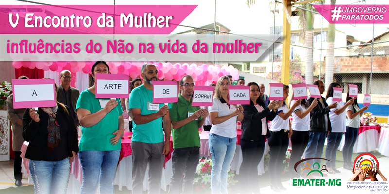 V Encontro da Mulher: influências do Não na vida da mulher