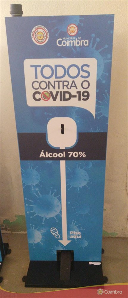 Município adquire totens para prevenção do Covid-19