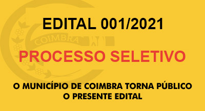 Edital 001/2021 - PROCESSO SELETIVO DE PROVA PARA CONTRATAÇÃO DE PROFESSORES