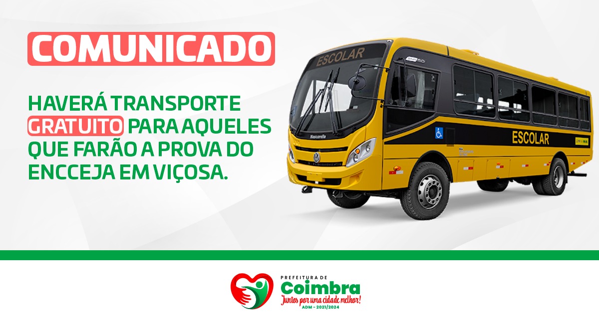 ? A PREFEITURA DE COIMBRA INFORMA: