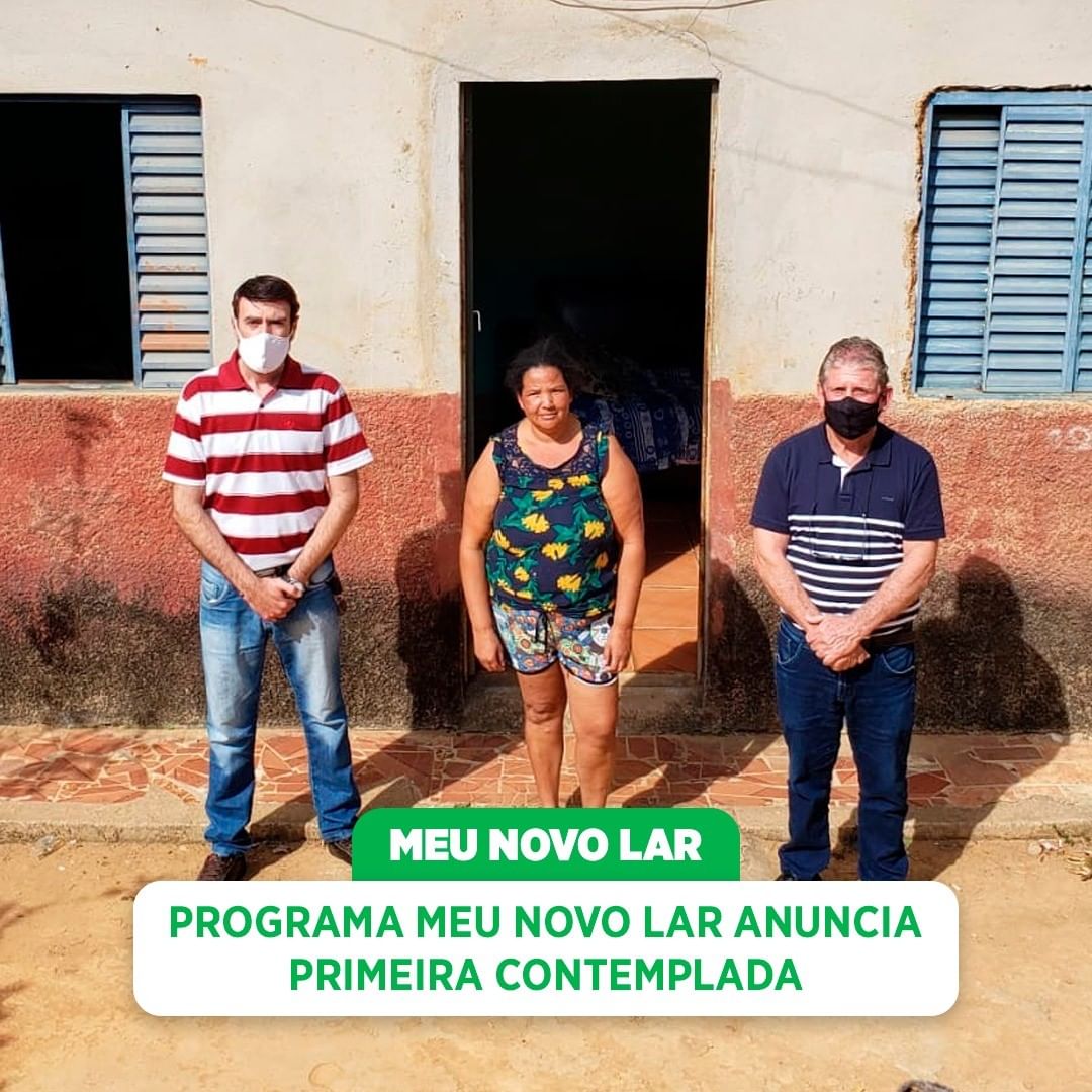PROGRAMA HABITACIONAL MEU NOVO LAR ANUNCIA PRIMEIRA CONTEMPLADA!