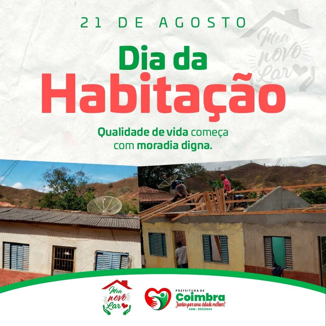 21 DE AGOSTO - DIA NACIONAL DA HABITAÇÃO
