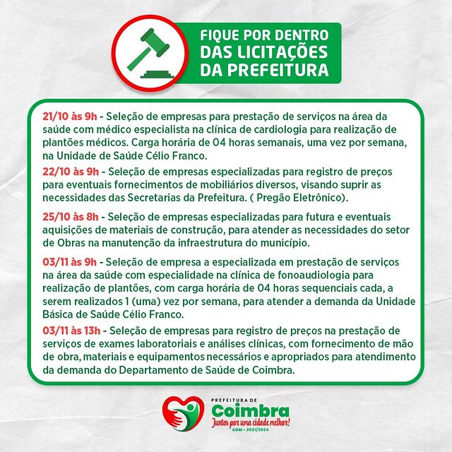 TRANSPARÊNCIA EM COIMBRA!
