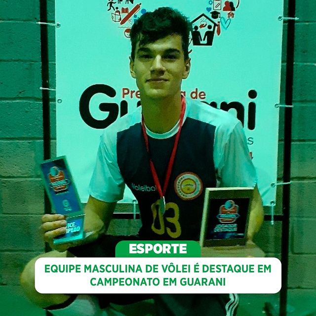TIME MASCULINO DE VÔLEI PARTICIPA DE CAMPEONATO EM GUARANI