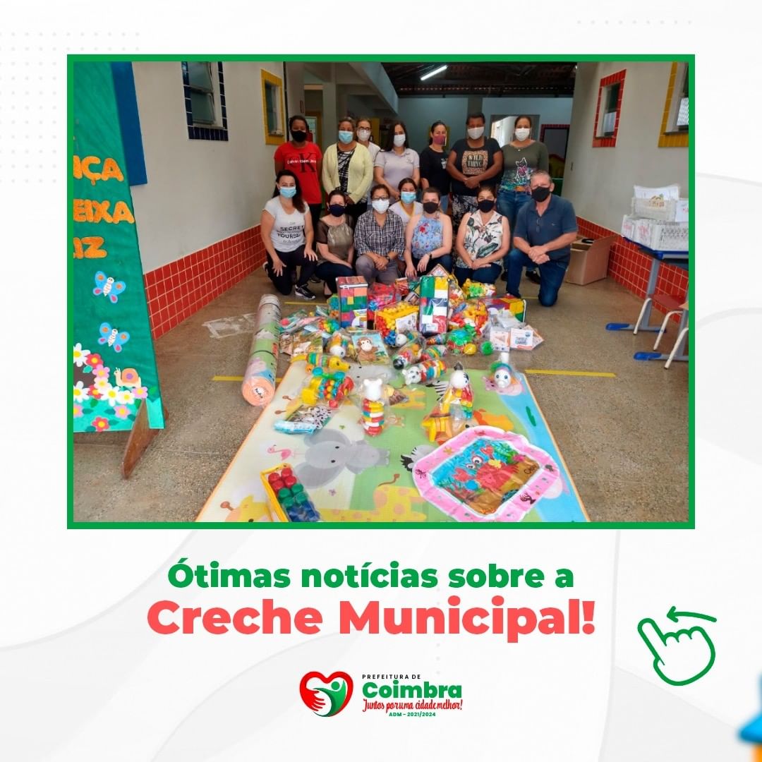 ÓTIMAS NOTÍCIAS SOBRE A CRECHE MUNICIPAL