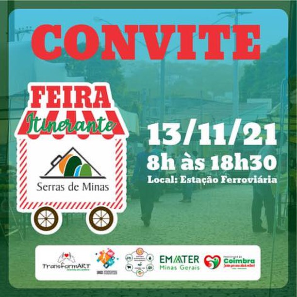 FEIRA ITINERANTE CIRCUITO SERRAS DE MINAS EM COIMBRA