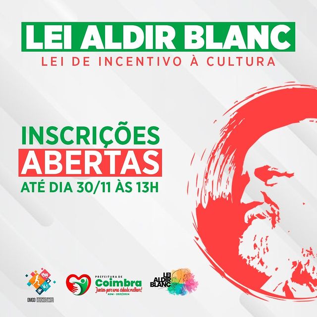? As inscrições para a Lei Aldir Blanc já estão abertas!!!