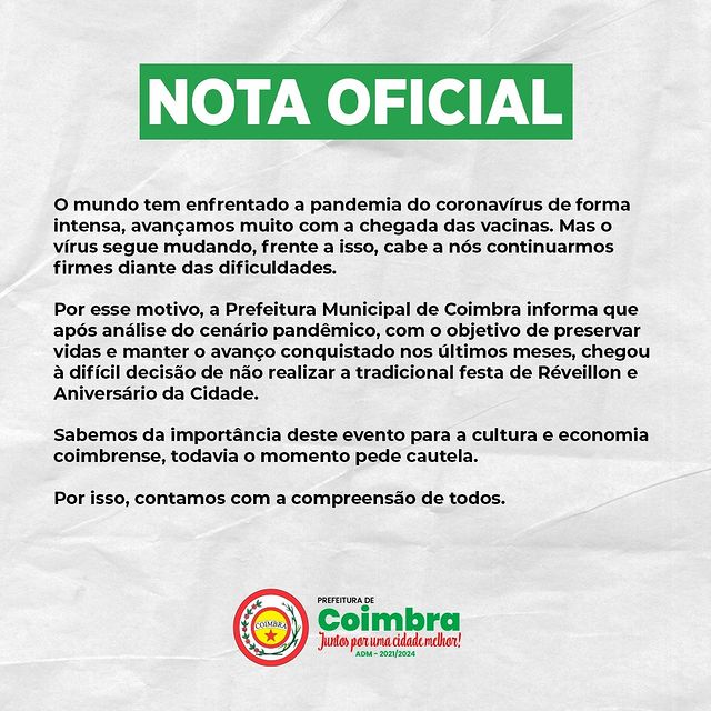 Nota Oficial
